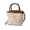 Beige 2, variant on Summer Stylish Knot Woven Bamboo Handle Bucket Bag, Handmade Casual Shoulder Purse, Beach Vacation Travel Holiday Tote for Women, Beige D