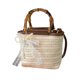 thumbnail image 2 of Bolso de paja tejida con nudos – Bolso de hombro de paja natural hecho a mano para el verano, bolso de mano informal ligero y transpirable para la playa, las vacaciones y los viajes diarios., 2 of 6
