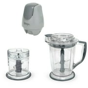 Ninja Master Prep Food Processor & Blender, 400W, 48-Oz Pitcher, 16-Oz Chopper Bowl, One-Touch, QB900B