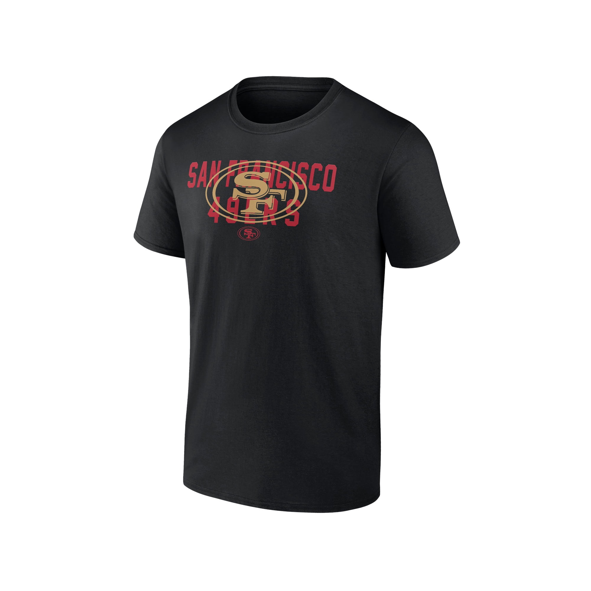 NFL San Francisco 49Ers Men's Cotton Black Short Sleeve T-Shirt