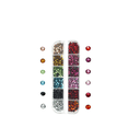 thumbnail image 3 of 5 Cajas Pedrería Cristales Rhinestones Para Ropa Uñas Xtellar multicolor, 3 of 4