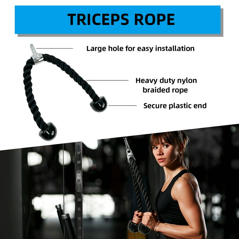 Free Shipping Lockways Tricep Pull Down Attachment Cable Machine Gym Pulley System Lat Pulldown Bar Fitness Accessories Walmart