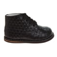 thumbnail image 3 of Josmo Unisex Baby Walking Shoes, First Walker Shoes, Genuine Leather Full Woven Shoes Color: Black Size: 5.5, 3 of 9