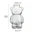 thumbnail image 4 of Cristal Con Forma Oso Dibujos Animados Vasos para (con Pajita), 4 of 4