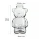thumbnail image 4 of Cristal Con Forma Oso Dibujos Animados Vasos para (con Pajita), 4 of 4