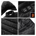 thumbnail image 4 of Bewildely Chaqueta calefactable, abrigo calefactor de masaje para mujeres y hombres, temperatura constante con 3 niveles de calefacción, 8 zonas de Suministros térmicos No.2 Bewildely HA046946-02, 4 of 6