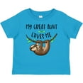 thumbnail image 3 of Inktastic My Great Aunt Loves Me Cute Sloth and Baby Boys or Girls Baby T-Shirt, 3 of 5