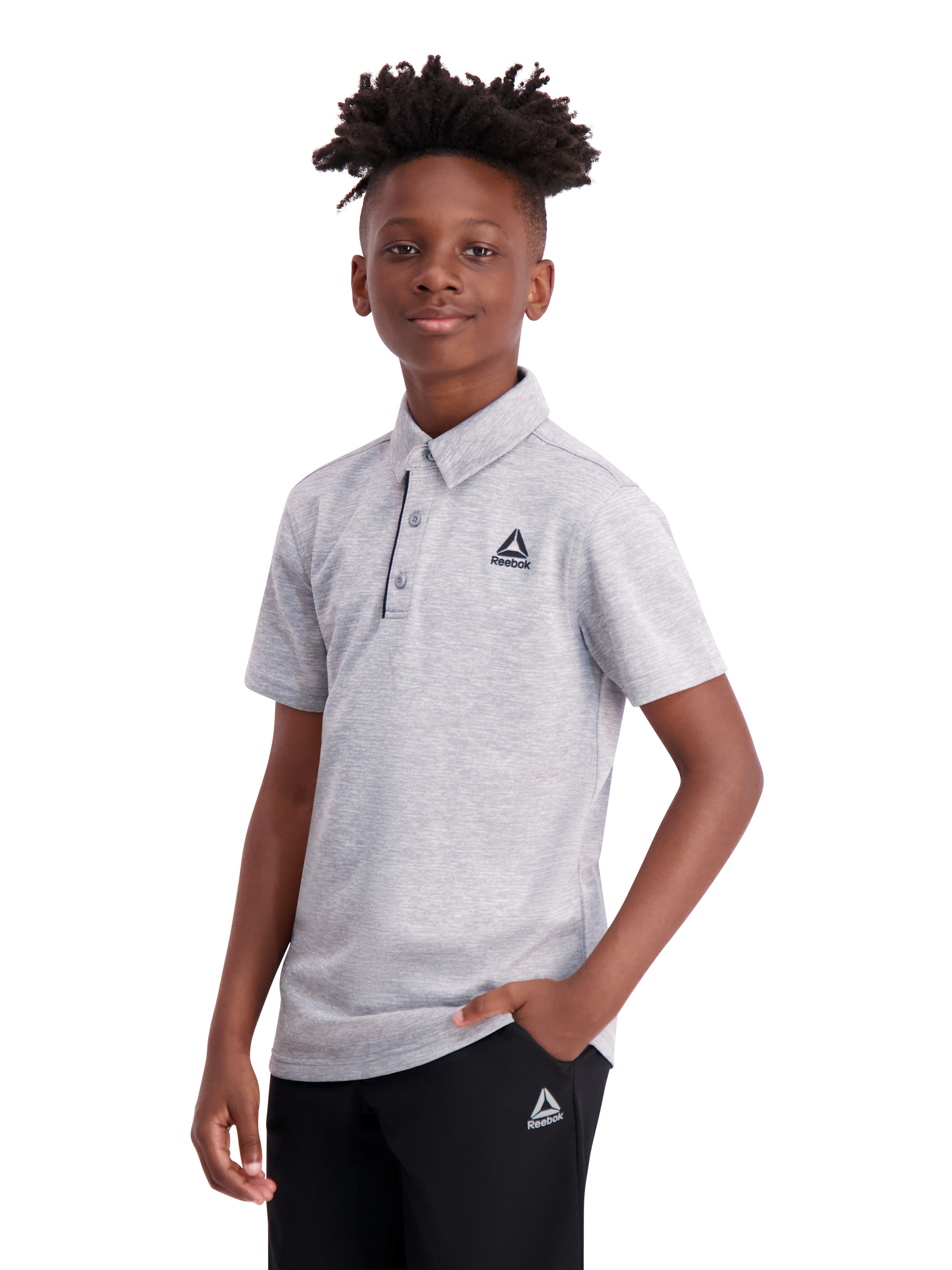 Reebok Boy's Performance Polo Shirt, Sizes 4-18 photo 6