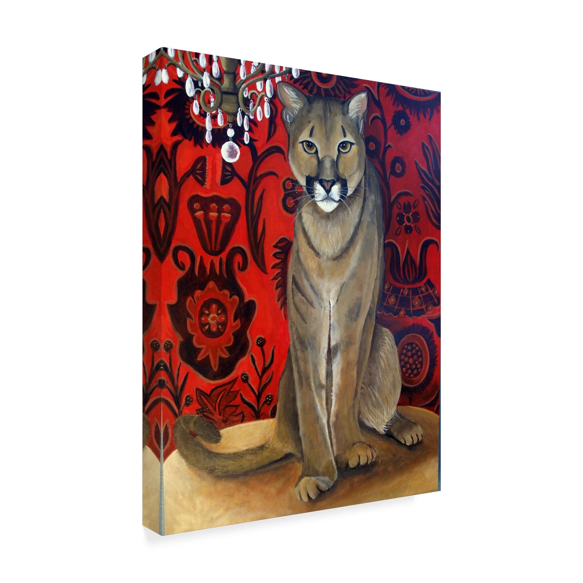 Trademark Fine Art 'Best Cougar 2' Canvas Art by Catherine A Nolin