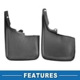 thumbnail image 4 of Unique Bargains Front & Rear Side Automotive Mud Guards Splash Compatible for Ford F-250 2011-2016, 4 of 6