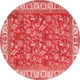 thumbnail image 1 of Ahgly Company Indoor Round Persian Red Traditional Area Rugs, 4' Round, 1 of 4