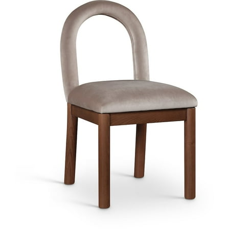 Meridian Furniture Conrad Taupe Velvet Dining Chair
