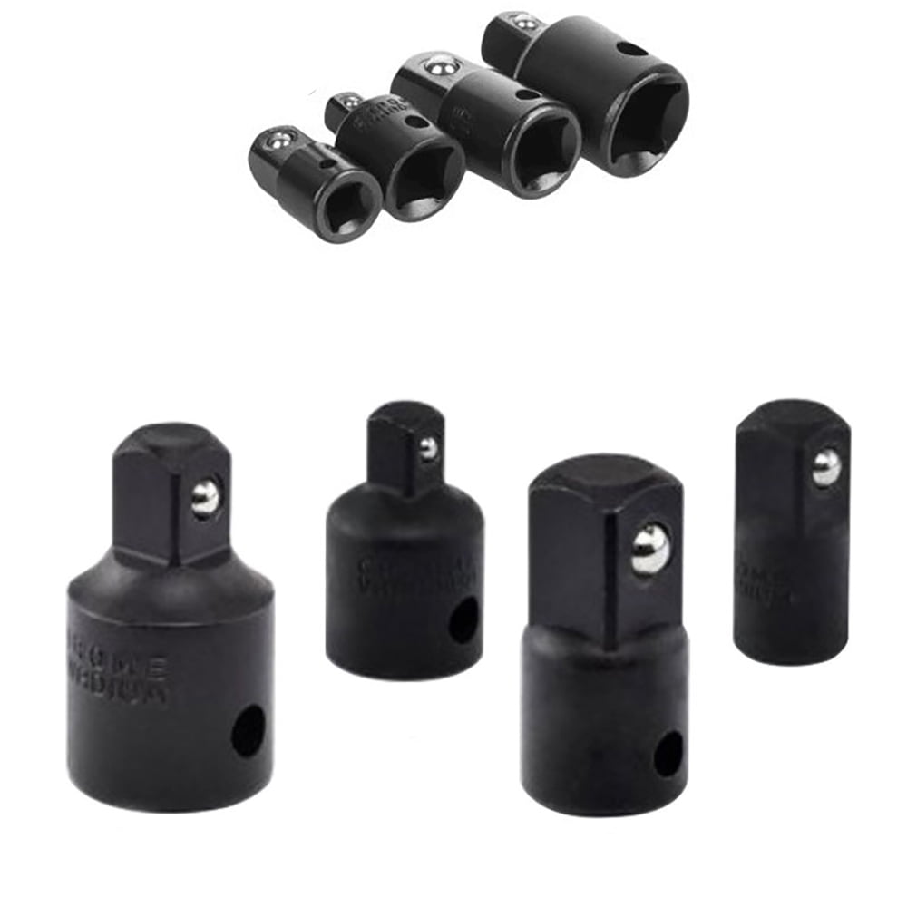 4pcs Set Air Impact Socket Adapter Wrench Reducer Square Drives Connector Tools 