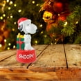 thumbnail image 4 of Peanuts, Snoopy Holiday Figurine, 6 inches Tall, Resin Figurine, White, 4 of 8
