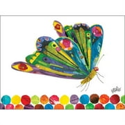 Oopsy Daisy's Eric Carle's Fluttering Butterfly Canvas Wall Art, Size 24x18