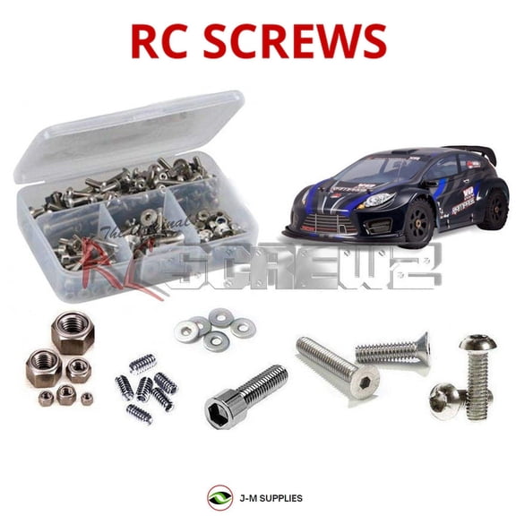 RCScrewZ Stainless Steel Screw Kit rcr004 for RedCat Racing 1/5 Rampage Rally RC Car | SET