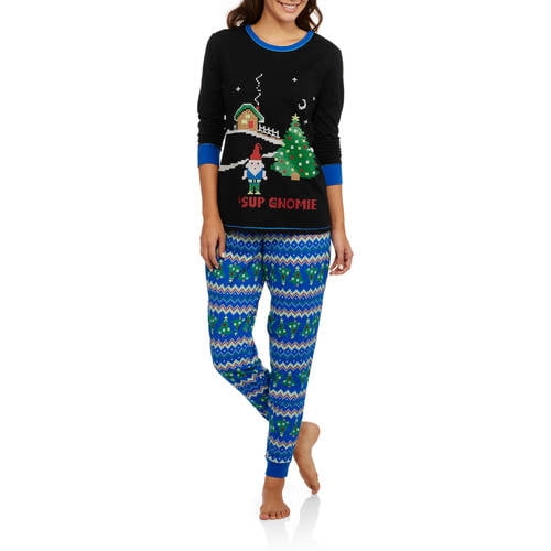 Jogger Sleep Pant 2 Piece Sleepwear Set 