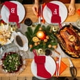 thumbnail image 4 of kjfeif 2026 Nouvelles Bas de Noël Brodés en Tricot avec Initiales, Bas de Noël Personnalisés Rouges, Bas de Noël pour Cheminée, Décoration de Sapin de Noël, 4 of 9