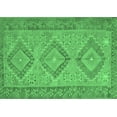 thumbnail image 1 of Ahgly Company Indoor Rectangle Oriental Emerald Green Traditional Area Rugs, 7' x 10', 1 of 4