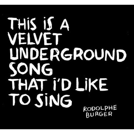 This Is a Velvet Underground Song That I'd Like to (Vinyl)