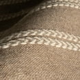 thumbnail image 7 of Rugs USA x Nate Berkus York Striped Wool Cozy Area Rug, 5' x 8', York Brown, 7 of 7