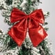 thumbnail image 4 of Lazos de tela, adornos navideños, lazos navideños con lentejuelas, pajaritas con brillantina, accesorios para árboles de Navidad, decoración de coronas, adornos para puertas y ventanas, decoraciones p, 4 of 6