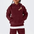 thumbnail image 5 of XXWXYD Girls Hooded Sweatshirt Long Sleeve Cute Halloween Graphic Print Oversized Pullover Fleece for Girls Toddler 2-13 Years Fall Autumn Back-to-School Comfortable Outfit, 5 of 5