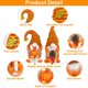 thumbnail image 3 of Juego de 2 Gnomos de peluche Decoraciones de Acción de Gracias de Otoño Sostener Calabaza Cono de pino Muñeco sueco escandinavo Elfo para Cosecha de otoño Decoraciones de otoño de Acción de gracias Ad Namotu YZY771, 3 of 7