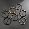 thumbnail image 6 of 2Pcs Silk Scarf Ring Clip T-Shirt Tie Clips for Women Fashion Metal Round Circle Clip Buckle Clothing Ring Wrap Holder by Elapind, 6 of 7