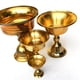 thumbnail image 3 of Candelabro budista de té, candelabro de cobre para templo budista tibetano Dia 109mm, 3 of 7