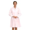 thumbnail image 3 of Versatile Lab Coat by Court for and Clinical Duty Long Sleeve Notched Collar Design with Practical Slant Pockets and Classic, 3 of 3