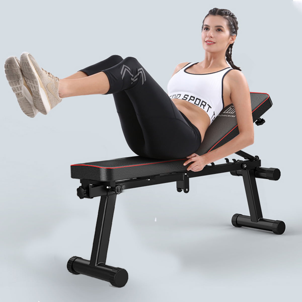 Details about   Adjustable Sit Up Bench AB Incline Abs Bench Weight press Fitness Home Gym Hot 