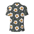 thumbnail image 4 of Rocae Cute Poached Eggs for Men's Short Sleeve Polo Shirt, Quick Drying Performance Moisture Wicking Sports Men's Golf Shirt 4X-Large, 4 of 9