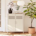 thumbnail image 1 of Mr. Kate Annie Short Metal 2 Door Cabinet, Parchment, 1 of 8