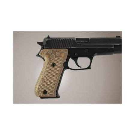 Hogue SIG Sauer P220 American Piranha Grip G-10 - G-Mascus Tan