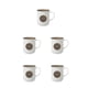 thumbnail image 2 of Bewildely Taza de enjuague bucal Color de contraste Parejas Tazas reutilizables Cepillo de de Almacenamiento con asa Accesorios de viaje Blanco blanco 5Conjunto, 2 of 6