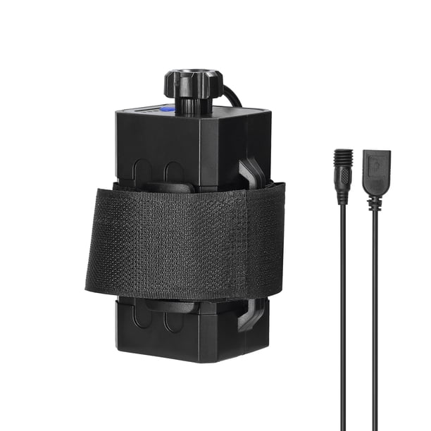 Batería de 8.4V Energía móvil 4 x 18650 Caja de batería impermeable con correa de interfaz USB y CC Abanopi Caja de batería