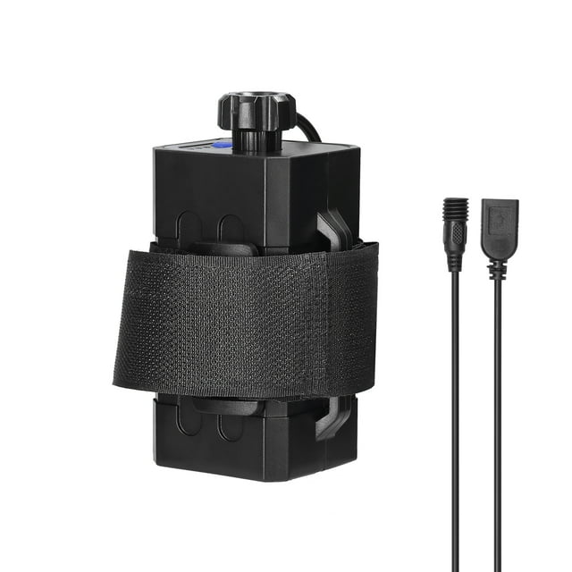 8.4V Battery Mobile Power 4 x 18650 Waterproof Battery Pack Case with DC and USB Interface Strap for Bike Light Headlamp Mobile Phone