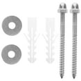 thumbnail image 6 of WHAMVOX 2pcs Universal Toilet Seat Bolt Repair Kit with Top Mount Bolts for Bathroom Parts Replacement, 6 of 8