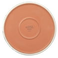 thumbnail image 4 of Gibson Elite 12 Piece (Service for 4) Townscape Plates and Bowls Reactive Glaze Embossed Round Dishes Terracotta Ceramic Dinnerware Set - Cream White, 4 of 13