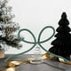 thumbnail image 4 of Christmas Christmas Tree Top Metal Rhinestone Bow Decorations Party Ambiance Decoration Props, 4 of 7