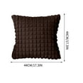 thumbnail image 5 of Throw Pillow, Decorative Faux Fur for Bed, Couch Soft Fluffy Pillow with Velvet Back for Living Room, Home Décor Accent for Sofa, 5 of 9