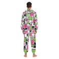 thumbnail image 4 of FORMRS Onesies Pajama for Adults Unisex Hoodie Winter Jumpsuit One Piece Sleepwear, Sizes S-2XL, Abstract Geometric, 4 of 7