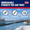 thumbnail image 3 of Penn Carnage III Boat Conventional Spinning Fishing Rod, 8’, Loads 50 – 100 Lbs, Black, 3 of 9