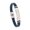 C, variant on Contemporary Braided PU Leather Wristband With Polished Metal 1cm Wide Braceleet For Delicate Wrists Comes In 12 Chic Color Variants