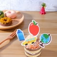 thumbnail image 5 of RENACLIPY Back to School Cake Toppers Multi Color Bamboo for Sweet Desserts 18Pcs, 5 of 8
