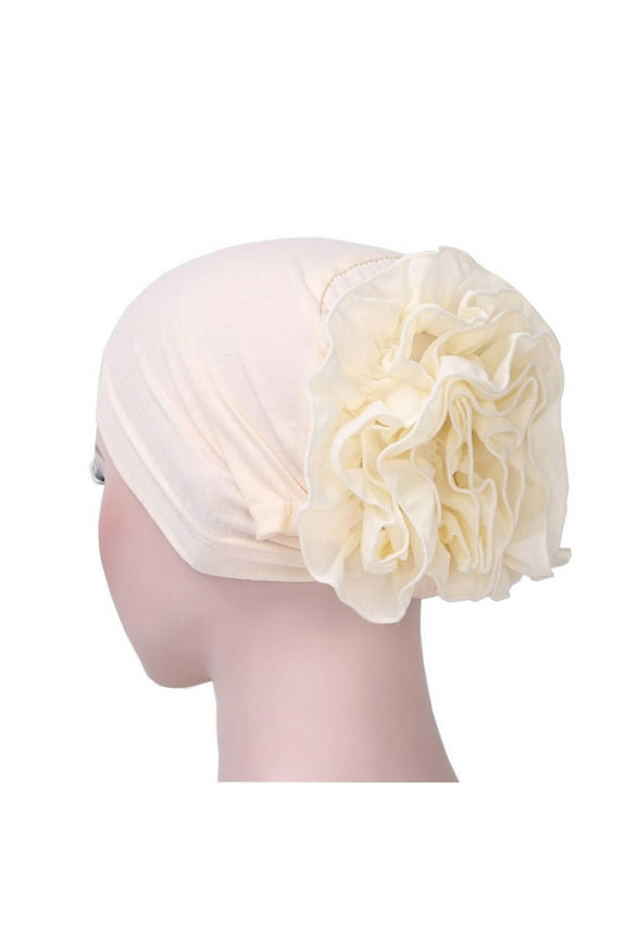Head Wraps for Cancer Patients Women, Cancer Headwear for Women Chemo, Chemo Turbans for Women, Chemo Gifts for Women, Pretied Head Scarf for Women, White One Size