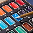 thumbnail image 2 of Lot de 24 pigments de peinture chinoise, couleurs assorties, séchage rapide, haute saturation, aquarelle, pour enfants, étudiants et débutants, 2 of 4