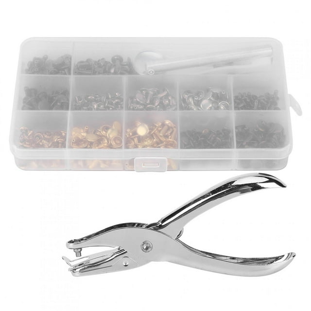 Installation Toolfor DIY Crafts,240Sets DoubleSided Rivet Plier Hand Pressing Pliers Belt Fixing Tools Unbeatable Value
