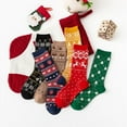 thumbnail image 4 of Wool Socks for Women - Christmas Socks Winter Warm Wool Socks Womens Wool Socks Men Thick Cozy Knit Socks Boots Socks for Women,1Pair, 4 of 8